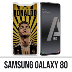 Custodia per Samsung Galaxy A80 / A90 - Poster Ronaldo Juventus