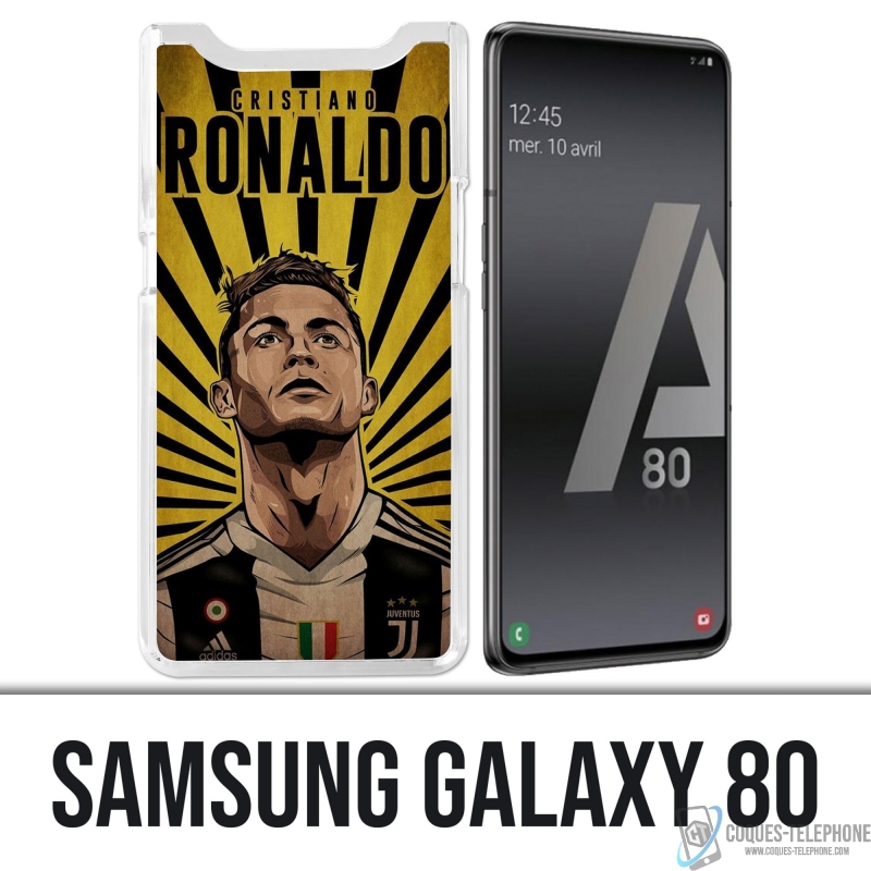 Coque Samsung Galaxy A80 / A90 - Ronaldo Juventus Poster