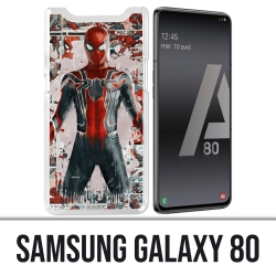 Custodia per Samsung Galaxy A80 / A90 - Spiderman Comics Splash
