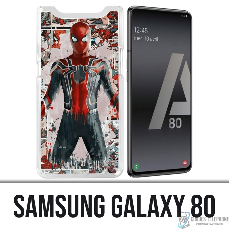 Coque Samsung Galaxy A80 / A90 - Spiderman Comics Splash