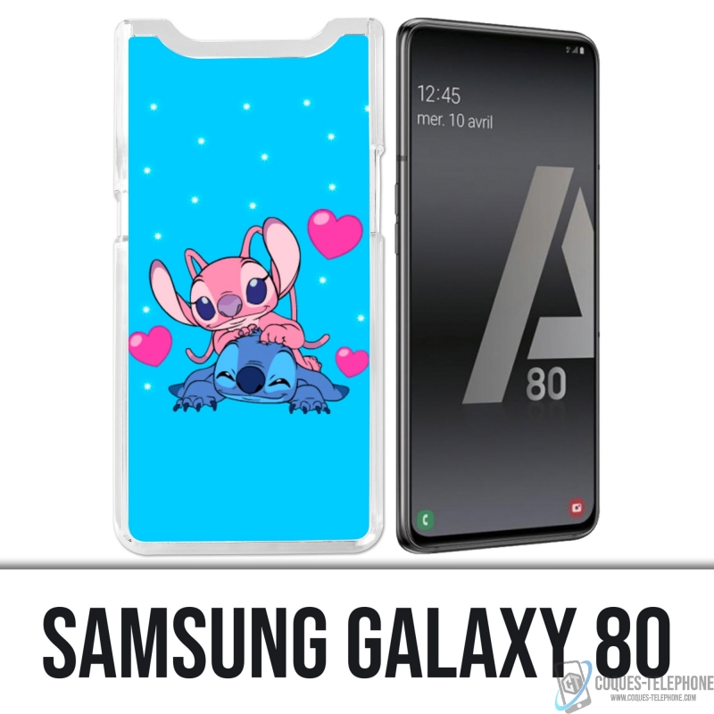 Coque Samsung Galaxy A80 / A90 - Stitch Angel Love