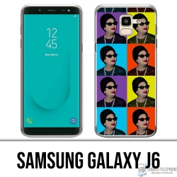 Samsung Galaxy J6 case - Oum Kalthoum Colors