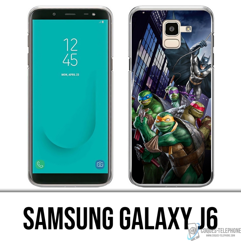 Samsung Galaxy J6 Case - Batman Vs Teenage Mutant Ninja Turtles