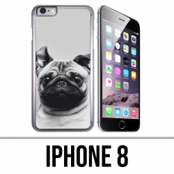 Custodia per iPhone 8 - Dog Pug Ears