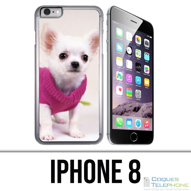 Coque iPhone 8 - Chien Chihuahua