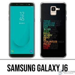 Samsung Galaxy J6 Case - Tägliche Motivation