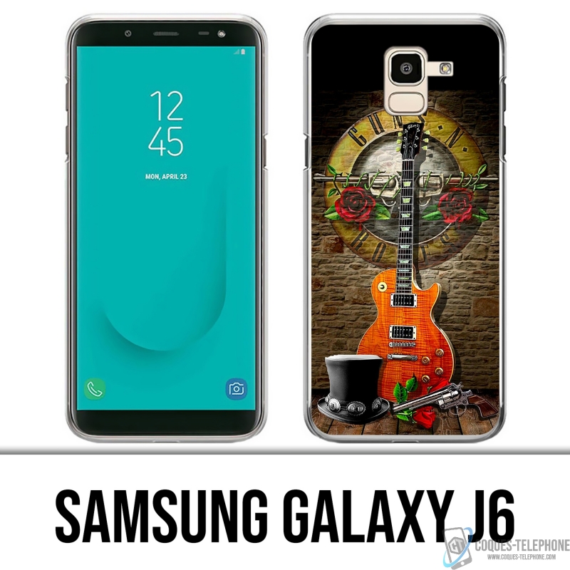 Samsung Galaxy J6 Case - Guns N Roses Gitarre