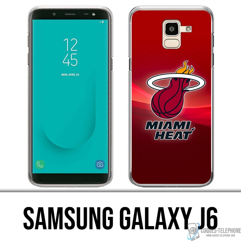 Samsung Galaxy J6 case - Miami Heat