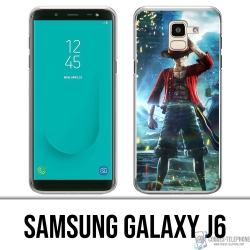 Coque Samsung Galaxy J6 - One Piece Luffy Jump Force