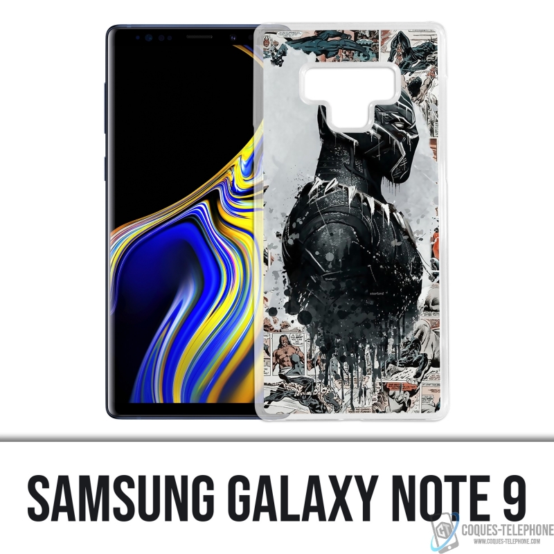 Coque Samsung Galaxy Note 9 - Black Panther Comics Splash