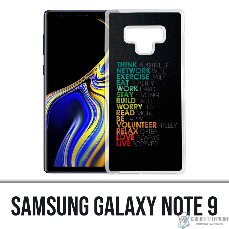 Samsung Galaxy Note 9 Case - Tägliche Motivation
