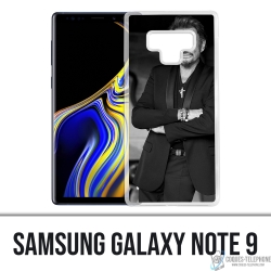Samsung Galaxy Note 9 Case - Johnny Hallyday Black White