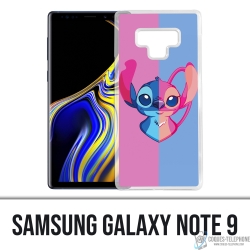 Samsung Galaxy Note 9 Case - Stitch Angel Heart Split