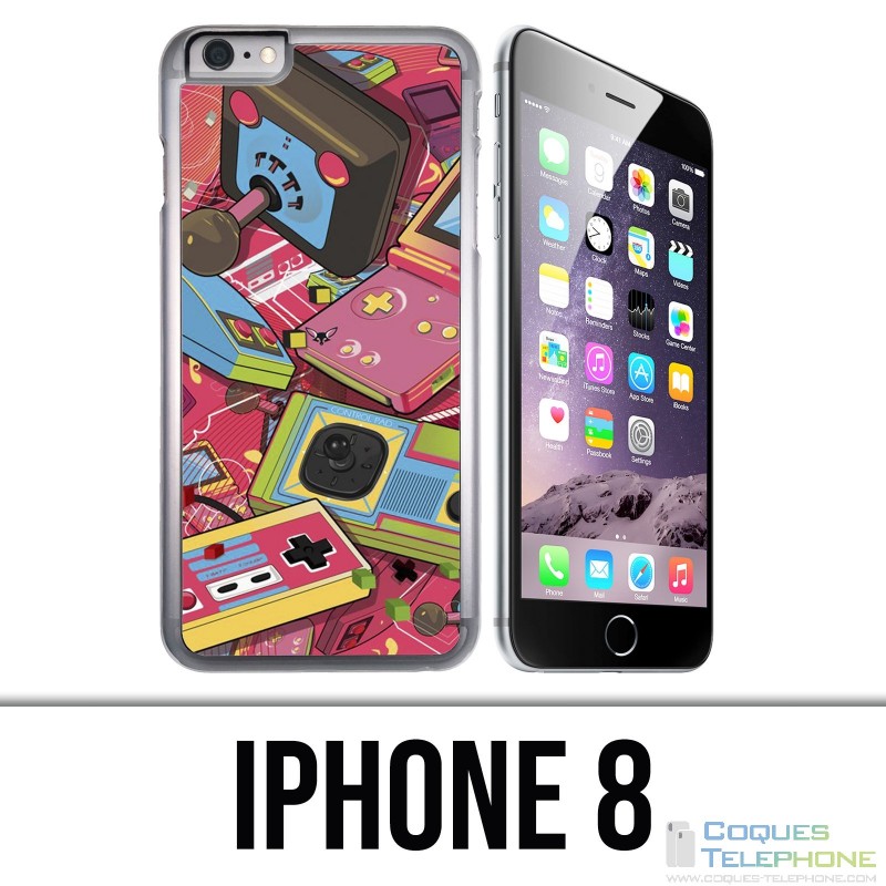 IPhone 8 Case - Vintage Retro Consoles