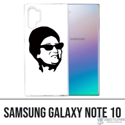 Coque Samsung Galaxy Note 10 - Oum Kalthoum Noir Blanc