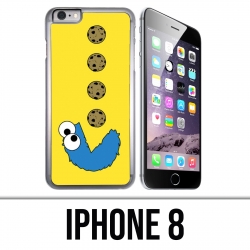 Coque iPhone 8 - Cookie Monster Pacman