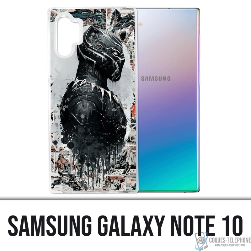 Samsung Galaxy Note 10 Case - Black Panther Comics Splash