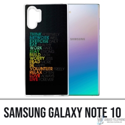 Samsung Galaxy Note 10 Case - Tägliche Motivation