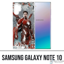 Coque Samsung Galaxy Note 10 - Iron Man Comics Splash