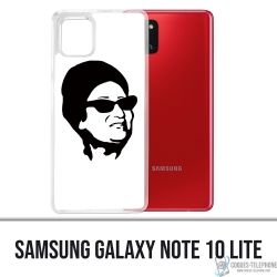 Funda Samsung Galaxy Note 10 Lite - Oum Kalthoum Negro Blanco