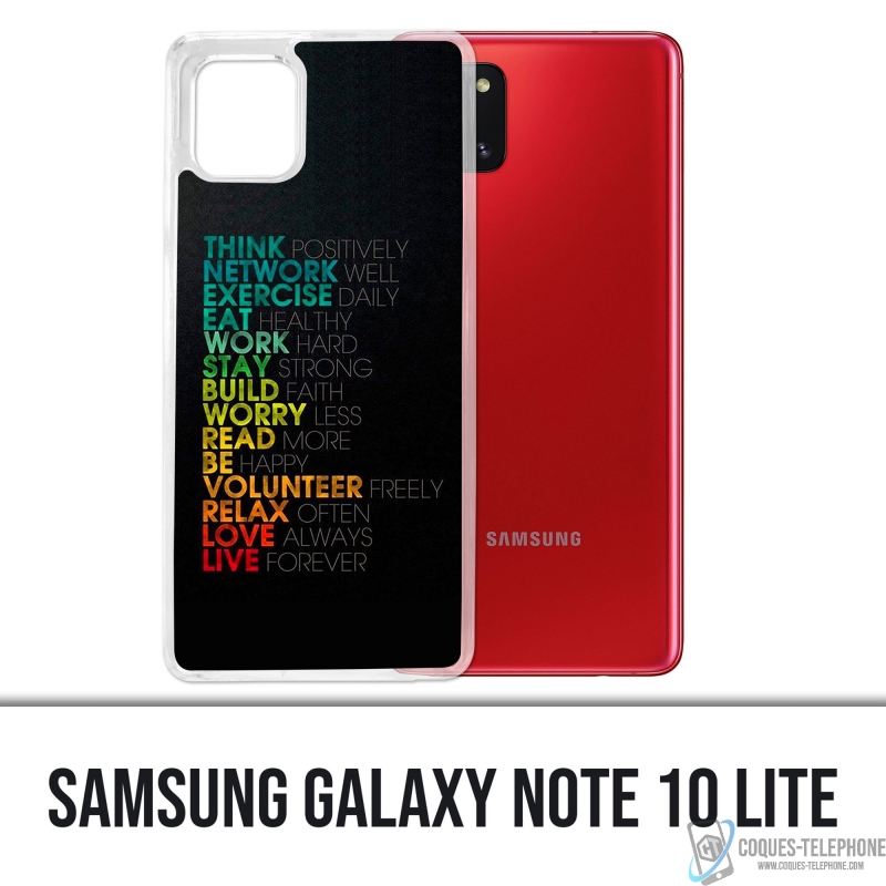 Samsung Galaxy Note 10 Lite Case - Tägliche Motivation