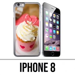 Custodia per iPhone 8 - Cupcake rosa