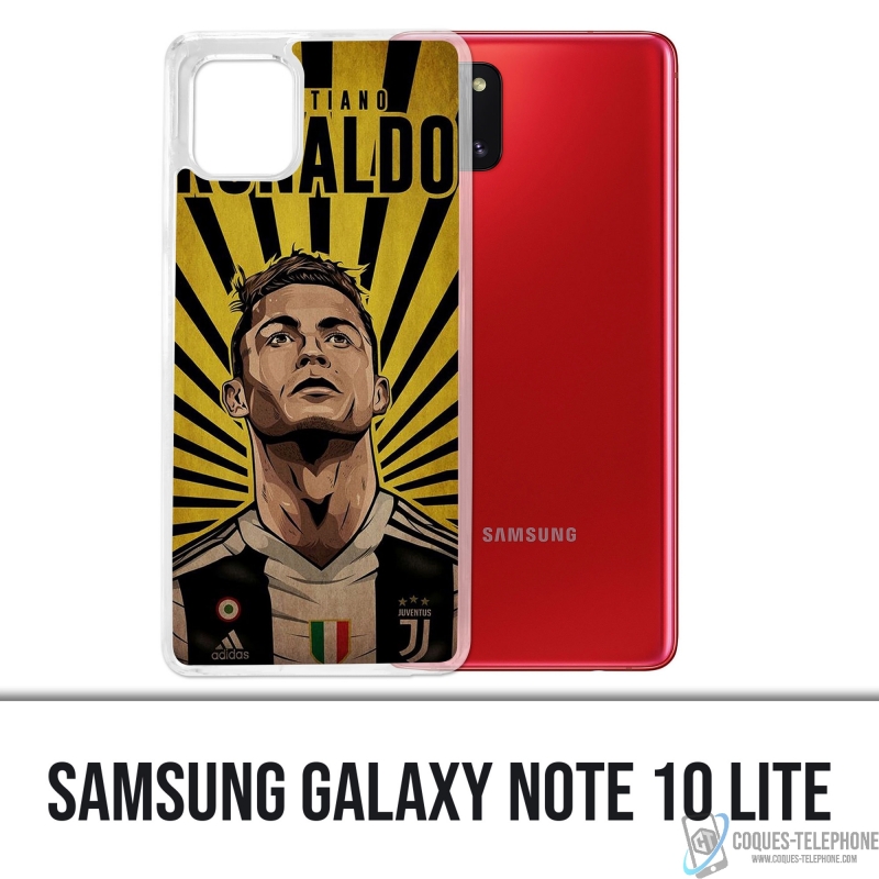 Samsung Galaxy Note 10 Lite Case - Ronaldo Juventus Poster