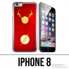 Coque iPhone 8 - Dc Comics Flash Art Design