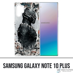 Coque Samsung Galaxy Note 10 Plus - Black Panther Comics Splash