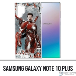 Samsung Galaxy Note 10 Plus Case - Iron Man Comics Splash