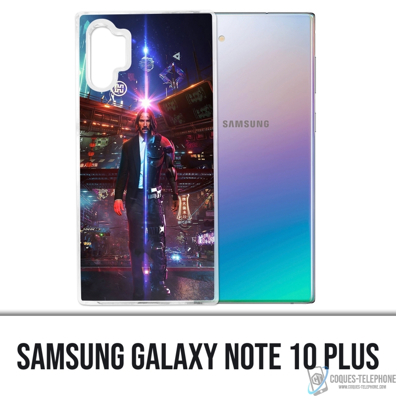 Coque Samsung Galaxy Note 10 Plus - John Wick X Cyberpunk