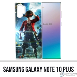 Samsung Galaxy Note 10 Plus Case - One Piece Ruffy Jump Force
