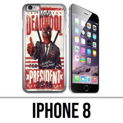 Coque iPhone 8 - Deadpool Président