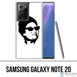 Custodia per Samsung Galaxy Note 20 - Oum Kalthoum Nero Bianco