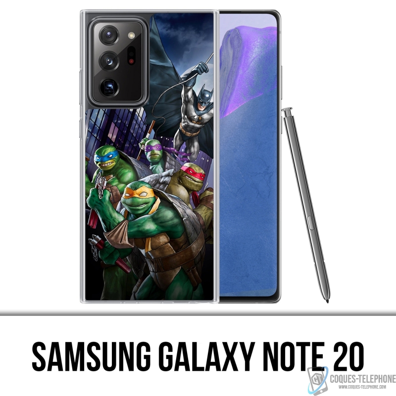 Coque Samsung Galaxy Note 20 - Batman Vs Tortues Ninja