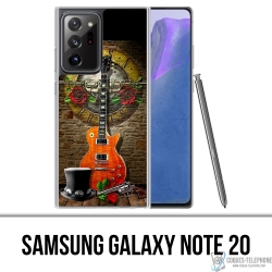 Coque Samsung Galaxy Note 20 - Guns N Roses Guitare