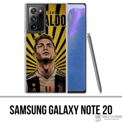 Custodia per Samsung Galaxy Note 20 - Poster Ronaldo Juventus