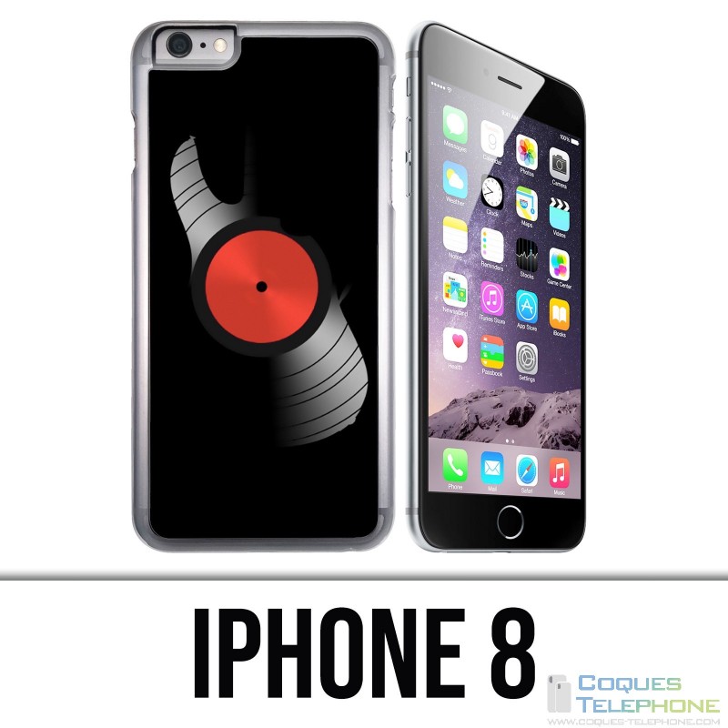 Coque iPhone 8 - Disque Vinyle