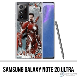 Funda Samsung Galaxy Note 20 Ultra - Iron Man Comics Splash