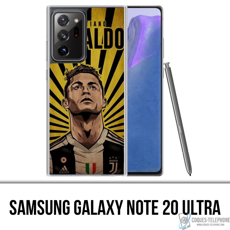 Samsung Galaxy Note 20 Ultra Case - Ronaldo Juventus Poster