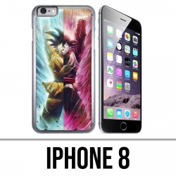 Funda iPhone 8 - Dragon Ball Black Goku Cartoon