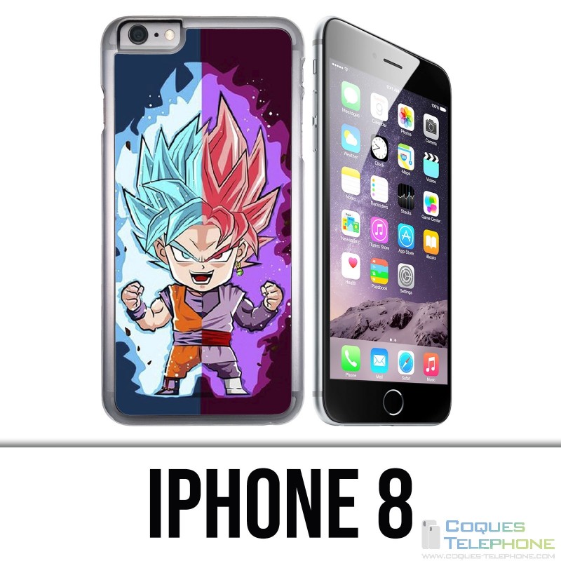 Coque iPhone 8 - Dragon Ball Black Goku