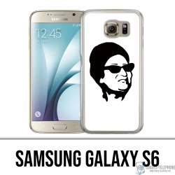 Custodia per Samsung Galaxy S6 - Oum Kalthoum Nero Bianco