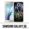 Custodia per Samsung Galaxy S6 - Batman Vs Teenage Mutant Ninja Turtles
