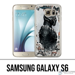Samsung Galaxy S6 Case - Black Panther Comics Splash