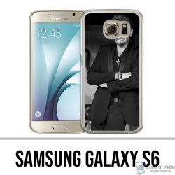 Samsung Galaxy S6 Case - Johnny Hallyday Schwarz Weiß