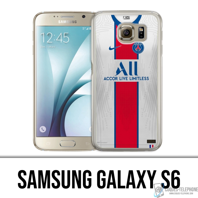 Custodia per Samsung Galaxy S6 - Maglia PSG 2021