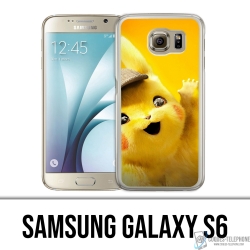 Custodia per Samsung Galaxy S6 - Pikachu Detective
