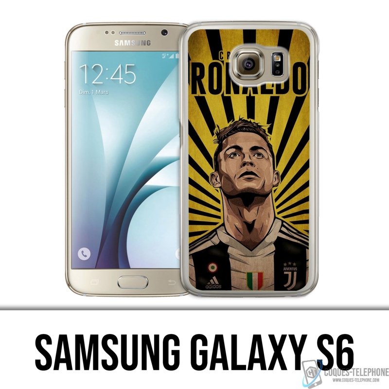 Samsung Galaxy S6 Case - Ronaldo Juventus Poster
