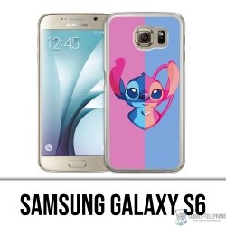 Samsung Galaxy S6 case - Stitch Angel Heart Split